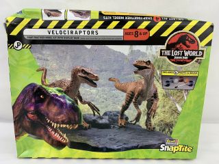 Vintage The Lost World Jurassic Park Velociraptors Snaptite Model Revell