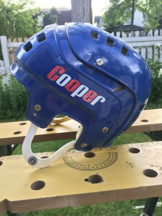 Vintage Cooper Hockey Helmet Sk - 600 Sr 6 3/4 - 7 3/4