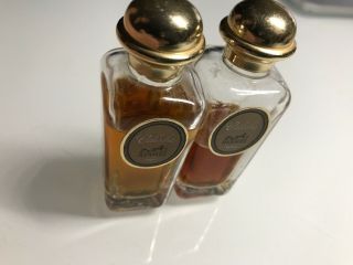 Vintage Hermes Caleche.  5 Oz 15ml Perfume Bottles