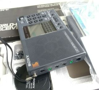 NM Boxed Vintage Sony ICF - SW7600 Shortwave AM FM Receiver Radio Parts Repair 6
