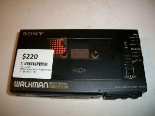 Sony Walkman Professional WM - D6C Stereo Audio Cassette Recorder & Case FAULTY 3