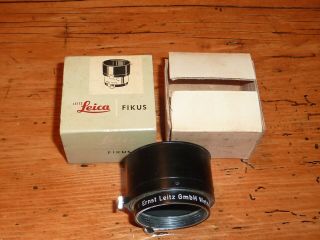 Vintage Ernst Leitz Leica Fokus Gmbh Wetziar Germany Lens Hood