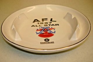 Vintage 1967 American Football League AFL All Star Chrysler Souvenir Ashtray 2