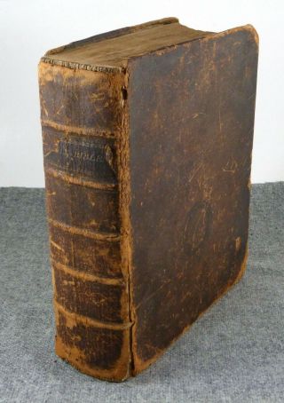 Holy Bible Old & Testaments & Apocrypha W/ Notes & Index M.  Carey & Son 1818