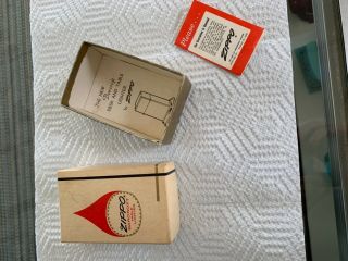 Vintage Zippo Barcroft Desk & Table Lighter Box Papers