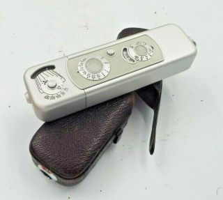 Minox Subminiature Spy Camera With Leather Case Made In Germany