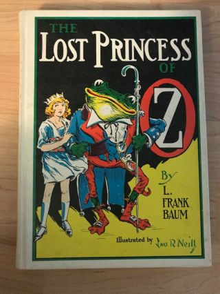 The Lost Princess Of Oz 1917 Hardcover By L.  Frank Baum