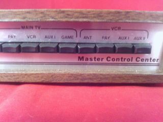 Vintage Mr.  Video Master Control Center Model 3052AW Wood Grain.  coaxial RCA 3