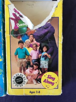 Barney VHS Vintage Set The Backyard Show Magical Musical Adventure 3