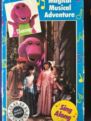 Barney VHS Vintage Set The Backyard Show Magical Musical Adventure 5