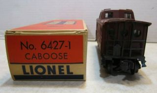Vintage Lionel Lines 64273 Lighted Caboose Train Car Porthole O or S w Box KK245 3