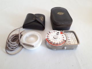Vintage Sangamo Weston Master V Light Meter & Case