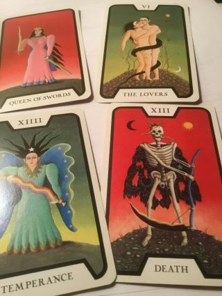 Elan - Vintage TAROT Of The WITCHES Cards - Warlocks,  Occult Switzerland 1974 2