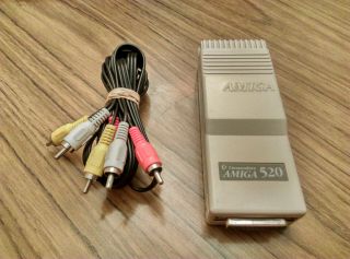 Vintage Commodore Amiga 520 Rf Adapter - In Great Physical