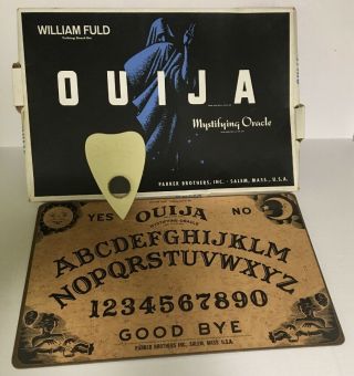Vintage William Fuld Ouija Board Parker Brothers Complete