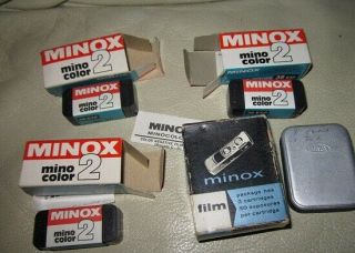 Vintage Minox Spy Camera Film – Four Boxes