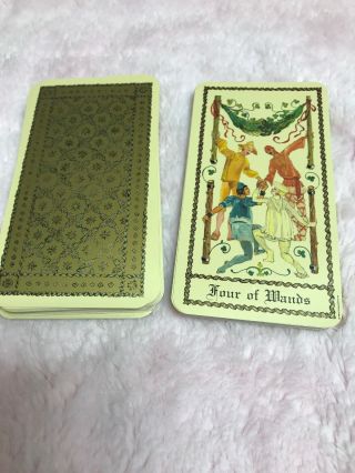 Vintage The Medieval Scapini Tarot Cards by Luigi Scapini 1985 Complete EC 2