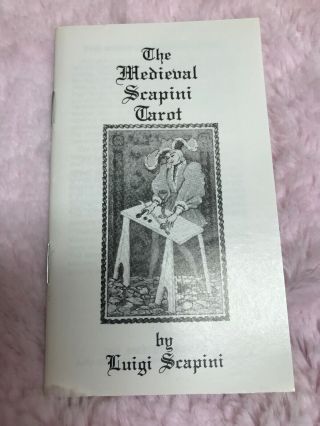 Vintage The Medieval Scapini Tarot Cards by Luigi Scapini 1985 Complete EC 3