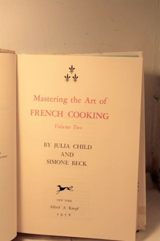 MASTERING THE ART OF FRENCH COOKING VOLUMES ONE and TWO 3