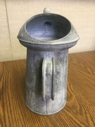 Vintage Galvanized Metal Zinc? Watering Can 5