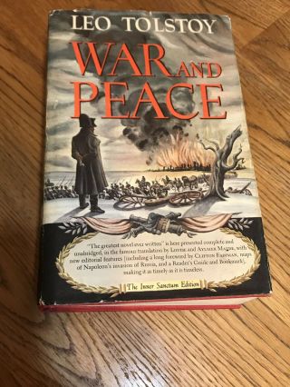 War And Peace - Leo Tolstoy - The Inner Sanctum Edition 1970