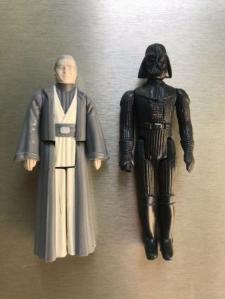 Vintage Kenner Star Wars Anakin Skywalker And Darth Vader Incomplete.