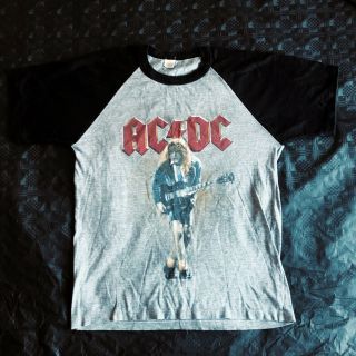 Ac/dc Fly On The Wall 1986 Vintage Concert Tee Rock