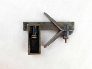 Vintage 4” Square With Starrett Rule