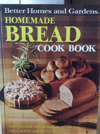 Vintage Cook Book Better Homes And Gardens Homemade Bread 1973