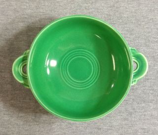 Vintage Fiesta Green Cream Soup Bowl (1936 - 1951) - Fiestaware