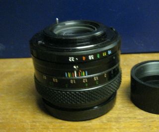 Vintage Fujinon 1:2.  2 f=55mm Lens In Great Shape Made In Japan 3