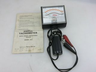Hanson Hawk Model 763 Dwell Tachometer Points Tester Vintage Made In Usa