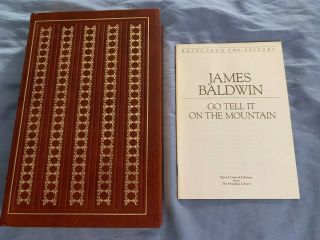 Go Tell It On The Mountain By James Baldwin - Franklin Library Signed 60 Series