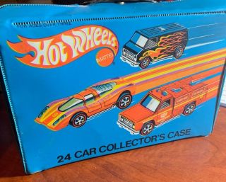 Vintage 1975 Mattel Hot Wheels Red Line Car Carry Case 8227 Shape Lqqk