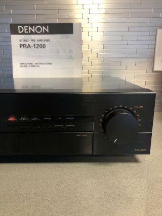Denon PRA - 1200 Stereo Pre - Amplifier 3