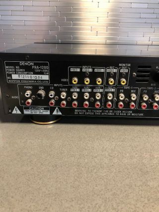 Denon PRA - 1200 Stereo Pre - Amplifier 8