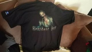 Vintage Resident Evil T - Shirt Gamecube Capcom Zombie Nintendo Xl Video Game