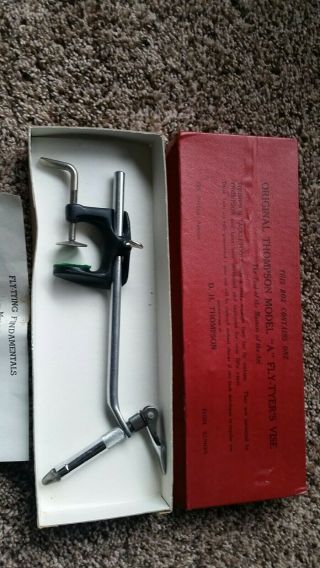 And Vintage Thompson Model A Fly - Tying Vise
