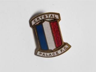 Crystal Palace Fc - Vintage Enamel Crest Badge.