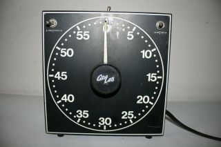 Vintage Gralab Darkroom Timer Model 300 60 Minute Glow In The Dark Buzzer
