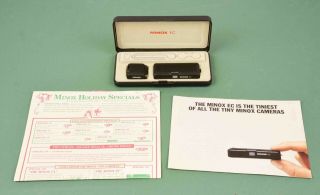 Minox Ec Spy Camera With Flash And Case