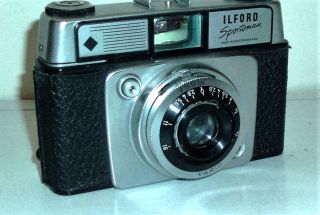CAMERA ILFORD SPORTSMAN 35mm with DACORA LENS 1:2.  8 /45mm - GERMAN 5