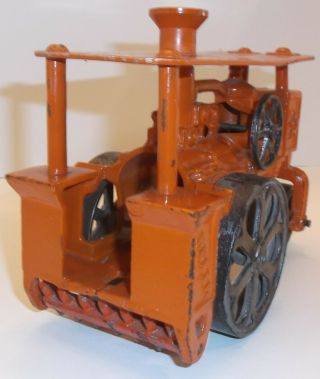 Vintage HUBER Cast Iron Tractor Steam Road Roller 2