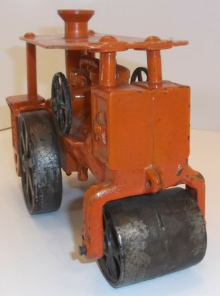 Vintage HUBER Cast Iron Tractor Steam Road Roller 4