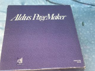 Aldus Pagemaker 4.  0 software Apple Macintosh 3.  5 disk 1990 vintage 5