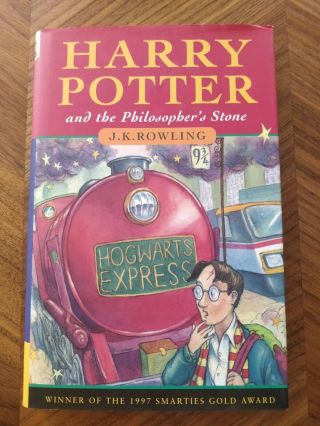 Harry Potter And The Philosopher’s Stone J K Rowling Ted Smart H/b Uk 3rd Print