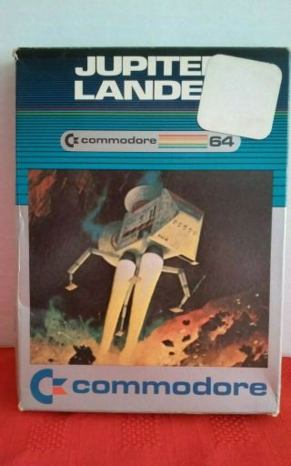 Vintage Commodore 64/128 Game Jupiters Landing Cartridge