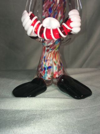 Vintage Murano Art Style Glass Clowns 10 