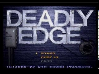 Shooter Game Deadly Edge For Sharp X68000 Computer Floppy 5.  25 5 1/4 Deadlyedge