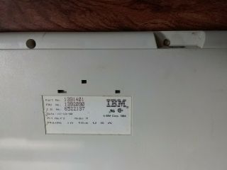 vintage 1984 IBM KEYBOARD model M 1391401 removable cord clicky keys - 2